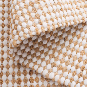 Safavieh Cape Hand-Loomed Natural Ivory Area Rug — Low-Profile Cotton-Jute Texture For Modern, Coastal Decor 4'-0" x 6'-0" CAP175A-4