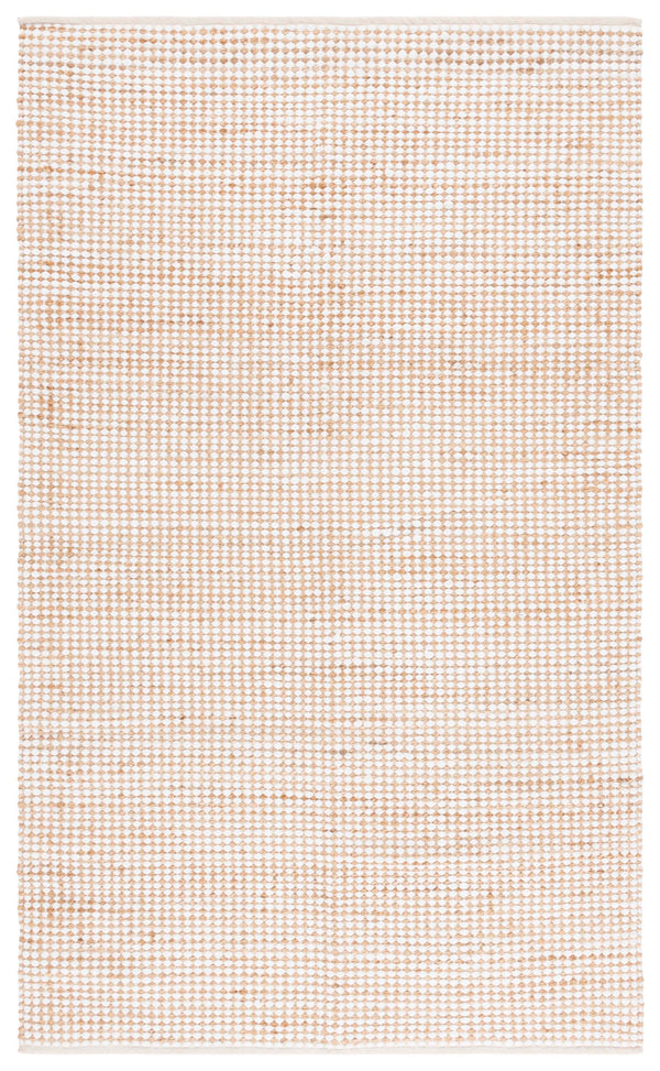 Safavieh Cape Hand-Loomed Natural Ivory Area Rug — Low-Profile Cotton-Jute Texture For Modern, Coastal Decor 4'-0" x 6'-0" CAP175A-4