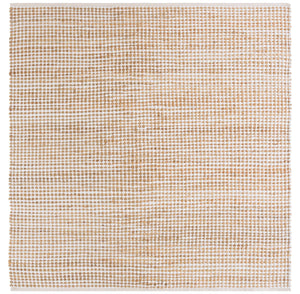 Safavieh Cape Hand-Loomed Natural Ivory Area Rug — Low-Profile Cotton-Jute Texture For Modern, Coastal Decor 4'-0" x 6'-0" CAP175A-4