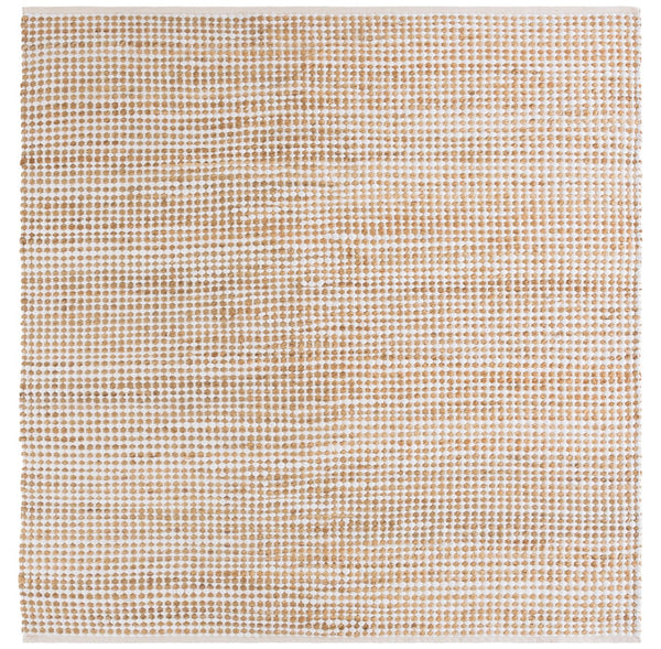 Safavieh Cape Cod Natural Ivory Hand-Loomed Runner With Cotton-Jute Blend, Low-Profile Coastal Geometric Texture 2'-3" x 8'-0" CAP175A-28