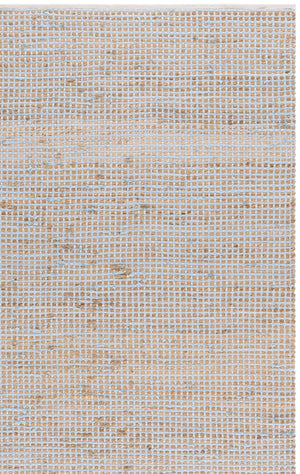 Safavieh Cape Coastal Hand-Loomed Jute-Cotton Rug In Light Blue And Natural — Low-Profile, Durable Accent Piece 4'-0" x 6'-0" CAP175K-4