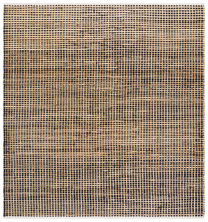Safavieh Cape Hand-Loomed Natural Black Area Rug — Coastal Geometric Cotton-Jute Blend, Low-Profile Durable Style 3'-0" x 5'-0" CAP175Z-3