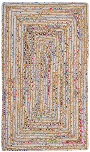 Safavieh Cape Cod Hand Woven Cotton Area Rug – Artisan Crafted In India, Unique Design For Cozy Spaces Beige ,Multi Cotton Cap202b-11r