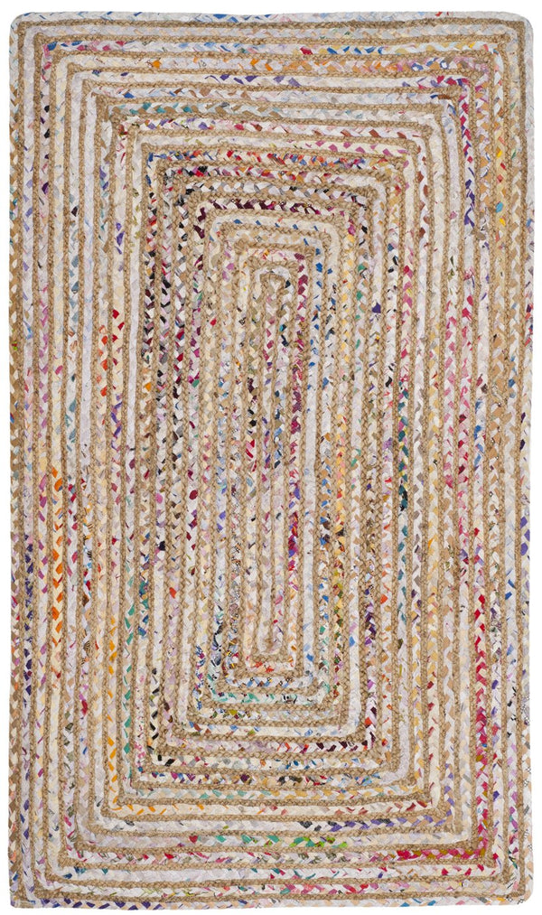Safavieh Cape Cod Hand Woven Cotton Area Rug – Artisan Crafted In India, Unique Design For Cozy Spaces Beige ,Multi Cotton Cap202b-11r