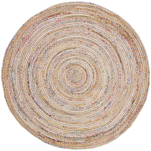 Safavieh Cape Cod Hand Woven Cotton Area Rug – Artisan Crafted In India, Unique Design For Cozy Spaces Beige ,Multi Cotton Cap202b-11r