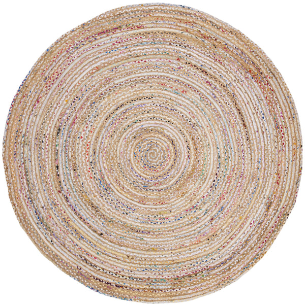Safavieh Cape Cod Hand Woven Cotton Area Rug – Artisan Crafted In India, Unique Design For Cozy Spaces Beige ,Multi Cotton Cap202b-11r