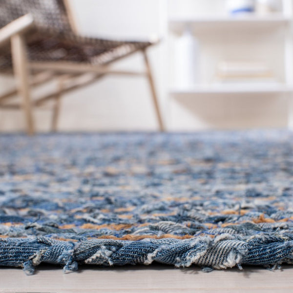 Safavieh Cape Cod Hand-Woven Jute Cotton Bohemian Striped Runner Rug for Hallways CAP202M-220