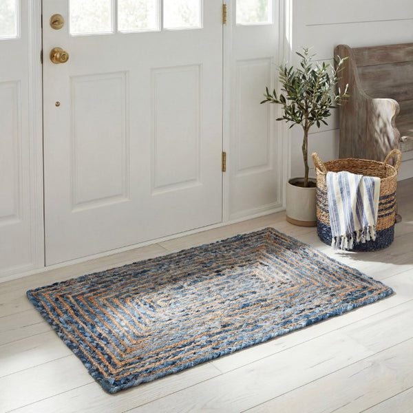 Safavieh Cape Cod Hand Woven Jute Cotton Flatweave Accent Rug for Entryways and Bedrooms CAP202M-24