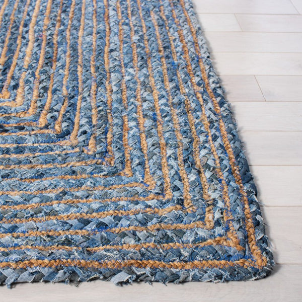 Safavieh Cape Cod Jute Cotton Flatweave Runner Striped Bohemian Coastal Hallway Accent Rug CAP202M-27