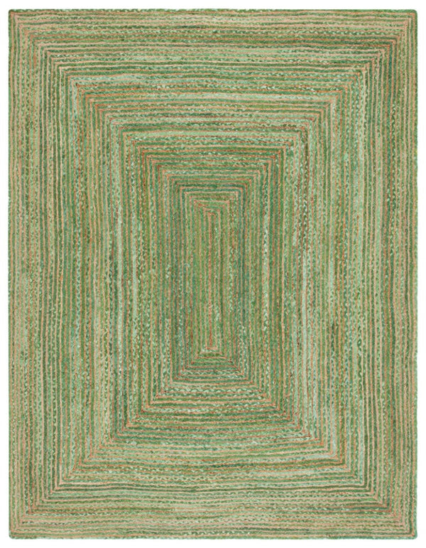 Safavieh Cape Cod Hand-Woven Jute Cotton Striped Area Rug for Large Living Rooms Boho CAP202Y-1115