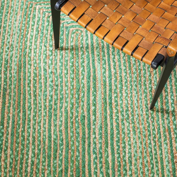 Safavieh Cape Cod Hand-Woven Jute Cotton Flatweave Runner Bohemian Striped Hallway Rug CAP202Y-220