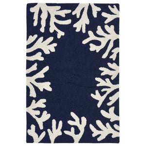 Trans Ocean Liora Manne Capri Coastal Indoor/Outdoor Area Rug - Vibrant Tropical Design For Any Space Blue Polyester,Acrylic Cap34162033