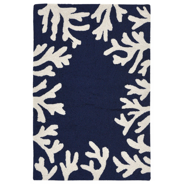 Trans Ocean Liora Manne Capri Coastal Indoor/Outdoor Area Rug - Vibrant Tropical Design For Any Space Blue Polyester,Acrylic Cap34162033