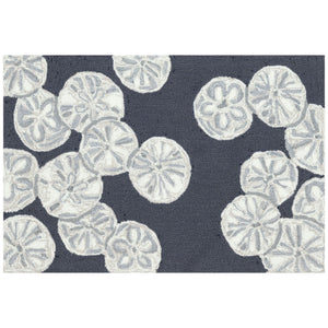 Trans Ocean Liora Handmade Coastal Area Rug - Durable Synthetic Blend With Beach-inspired Design For Any Space Navy Polyester,Acrylic Cap23175633
