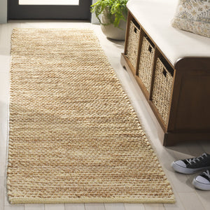Safavieh Cape Handwoven Jute & Cotton Rug In Sunny Yellow Natural — Coastal Texture, Durable Low-Profile Comfort 4'-0" x 6'-0" CAP236C-4
