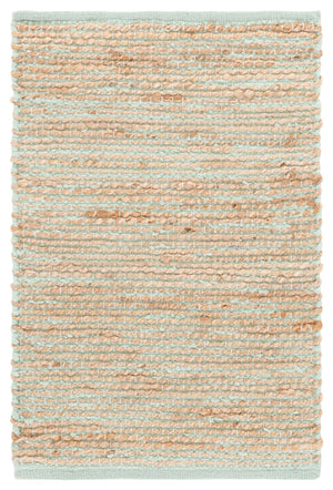 Safavieh Cape Handwoven Jute-Cotton Area Rug In Turquoise And Natural Tones — Coastal Texture, Durable Charm 4'-0" x 6'-0" CAP236K-4