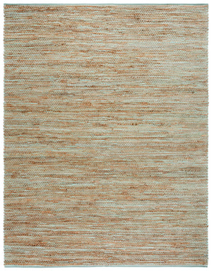 Safavieh Cape Cod Coastal Handwoven Jute & Cotton Rug In Turquoise And Natural Tones, Low-Profile Durable Design 6'-0" x 9'-0" CAP236K-6