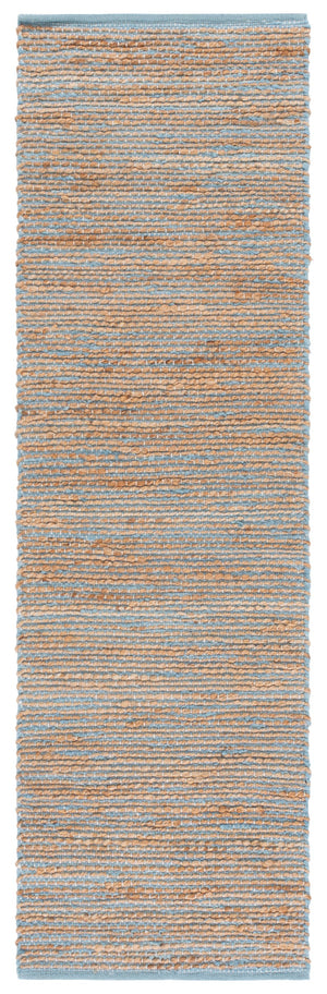 Safavieh Cape Coastal Handwoven Jute & Cotton Area Rug In Blue And Natural — Durable Low-Profile Nautical Charm 3'-0" x 5'-0" CAP236M-3