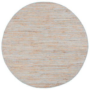 Safavieh Cape Coastal Handwoven Jute & Cotton Area Rug In Blue And Natural — Durable Low-Profile Nautical Charm 3'-0" x 5'-0" CAP236M-3