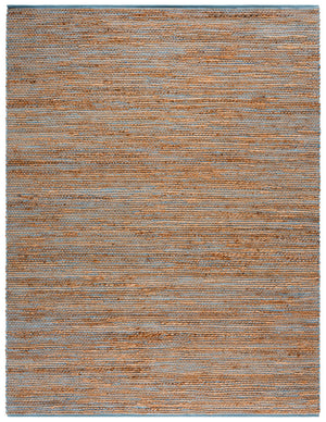 Safavieh Cape Coastal Handwoven Jute-Cotton Rug In Royal Blue And Natural — Low Pile, Durable Style 5'-0" x 8'-0" CAP236M-5