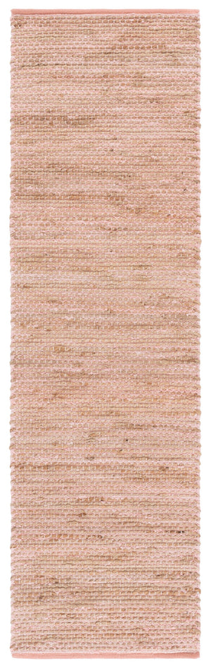 Safavieh Cape Jute-And-Cotton Area Rug In Pink And Natural Tones — Handwoven, Low-Profile Coastal Texture 4'-0" x 6'-0" CAP236U-4