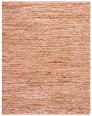 Safavieh Cape Jute And Cotton Handwoven Blush Pink Rug With Natural Tones, Low-Profile Pile, Coastal Charm 3'-0" x 5'-0" CAP236U-3