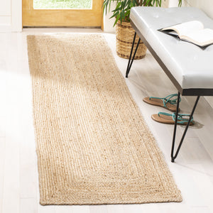 Safavieh Cape Natural Jute Runner Handwoven In India — Eco-Friendly Durable Low-Profile Coastal Hallway Rug 2'-3" x 15'-0" CAP252A-215