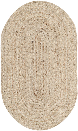Safavieh Cape Handwoven Jute Area Rug, Natural Coastal Texture, Low-Profile Durable Foundation For Homes 5'-0" x 7'-0" CAP252A-57