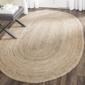 Safavieh Cape Handwoven Natural Jute Rug — Sustainable Coastal Texture, Durable Low-Profile Pile For Rooms 6'-0" x 8'-0" CAP252A-68