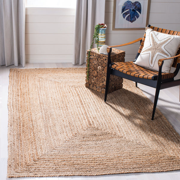 Safavieh Cape Handwoven Natural Jute Rug — Sustainable Coastal Texture, Durable Low-Profile Pile For Rooms 6'-0" x 8'-0" CAP252A-68