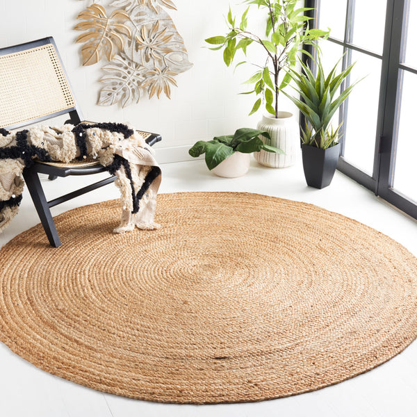 Safavieh Cape Handwoven Natural Jute Rug — Sustainable Coastal Texture, Durable Low-Profile Pile For Rooms 6'-0" x 8'-0" CAP252A-68