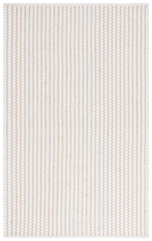 Safavieh Cape Round Hand-Woven Ivory Beige Area Rug — Low-Profile Cotton Pile, Minimalist Scandinavian Appeal 6'-0" x 6'-0" CAP451B-6R