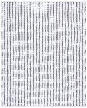 Safavieh Cape Hand-Woven Ivory And Charcoal Area Rug — Soft Cotton Low-Profile Pile, Modern Scandinavian Style 5'-0" x 8'-0" CAP451H-5