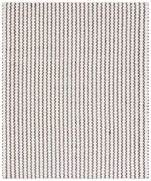 Safavieh Cape Hand-Woven Ivory Brown Cotton Rug With Low Profile Geometric Scandinavian Design, Soft Durable Finish 4'-0" x 6'-0" CAP451T-4