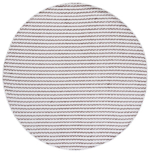 Safavieh Cape Handwoven Round Cotton Rug In Ivory And Brown Geometric Pattern, Low-Profile Modern Appeal 6'-0" x 6'-0" CAP451T-6R