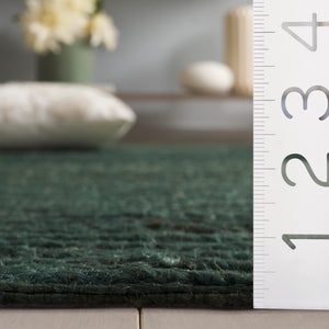 Safavieh Cape Cod Handwoven Eco-friendly Rug - Elegant, Durable Texture For Timeless Home Décor Appeal Sage ,Natural 80% Jute,20% Cotton Cap503b-8sq