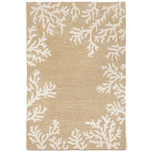 Trans Ocean Liora Manne Capri Coastal Indoor/Outdoor Area Rug - Vibrant Tropical Design For Any Space Natural Polyester,Acrylic Cap46162012