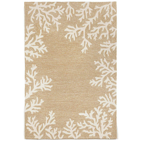 Trans Ocean Liora Manne Capri Coastal Indoor/Outdoor Area Rug - Vibrant Tropical Design For Any Space Natural Polyester,Acrylic Cap46162012