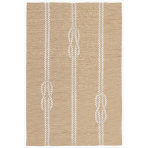 Trans Ocean Liora Manne Capri Ropes Indoor/Outdoor Area Rug - Nautical Stripe Design For Stylish Spaces Natural Polyester,Acrylic Cap46163612