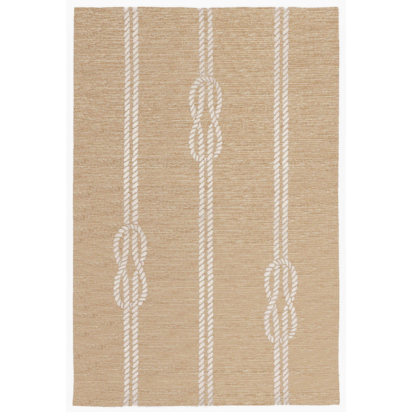 Trans Ocean Liora Manne Capri Ropes Indoor/Outdoor Area Rug - Nautical Stripe Design For Stylish Spaces Natural Polyester,Acrylic Cap46163612