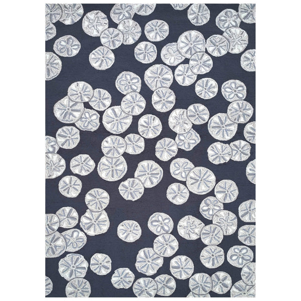 Trans Ocean Liora Handmade Coastal Area Rug - Durable Synthetic Blend With Beach-inspired Design For Any Space Navy Polyester,Acrylic Cap57175633