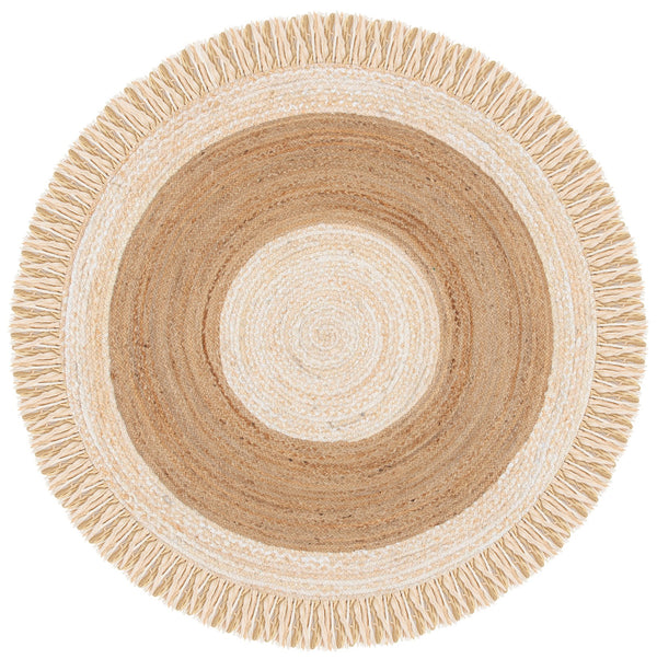 Safavieh Cape Cod Elegant Hand-woven Rug - Premium Cotton & Jute Blend For Timeless Home Décor Appeal Beige ,Natural 70% Cotton,30% Jute Cap701b-9r