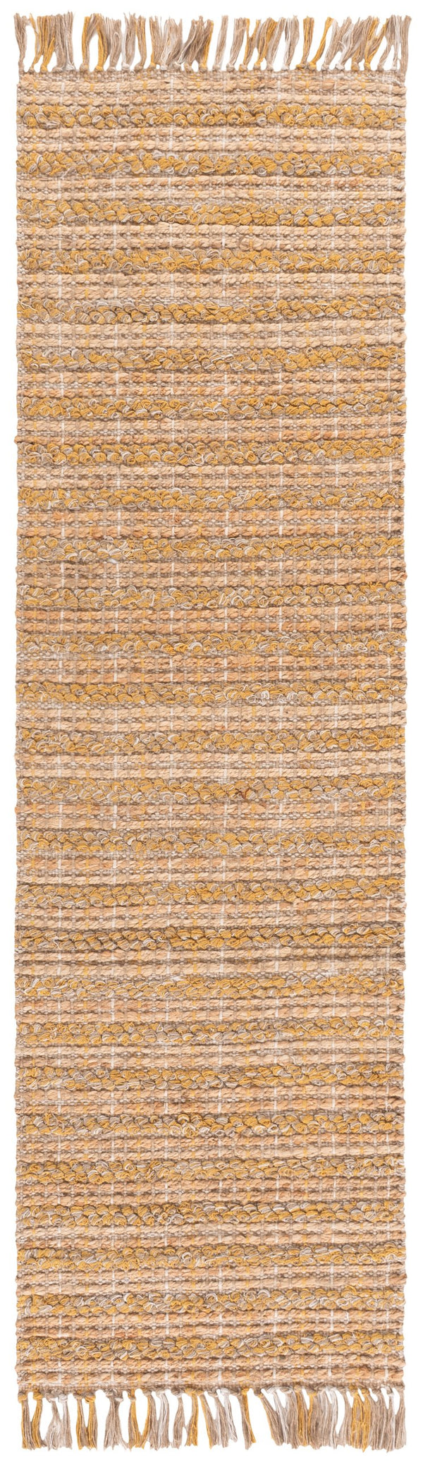 Safavieh Cape Handwoven 5X7 Jute Rug In Gold Natural Stripe — Coastal, Durable 3/8" Pile For Living Rooms CAP871D-57