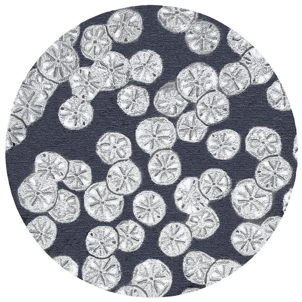 Trans Ocean Liora Handmade Coastal Area Rug - Durable Synthetic Blend With Beach-inspired Design For Any Space Navy Polyester,Acrylic Capd5175633