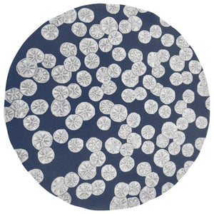 Trans Ocean Liora Handmade Coastal Area Rug - Durable Synthetic Blend With Beach-inspired Design For Any Space Navy Polyester,Acrylic Capd8175633