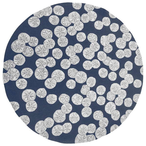 Trans Ocean Liora Handmade Coastal Area Rug - Durable Synthetic Blend With Beach-inspired Design For Any Space Navy Polyester,Acrylic Capd8175633