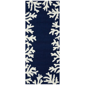 Trans Ocean Liora Manne Capri Coastal Indoor/Outdoor Area Rug - Vibrant Tropical Design For Any Space Blue Polyester,Acrylic Capr5162033