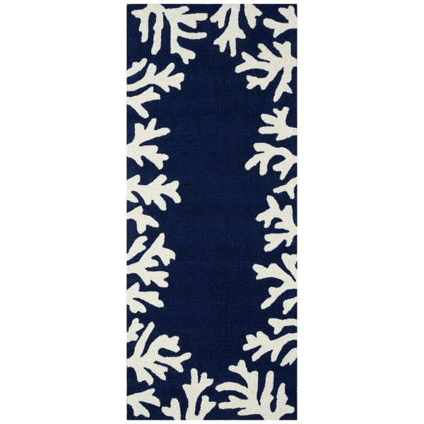 Trans Ocean Liora Manne Capri Coastal Indoor/Outdoor Area Rug - Vibrant Tropical Design For Any Space Blue Polyester,Acrylic Capr5162033