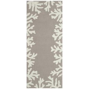 Trans Ocean Liora Manne Capri Coastal Indoor/Outdoor Area Rug - Vibrant Tropical Design For Any Space Silver Polyester,Acrylic Capr5162047