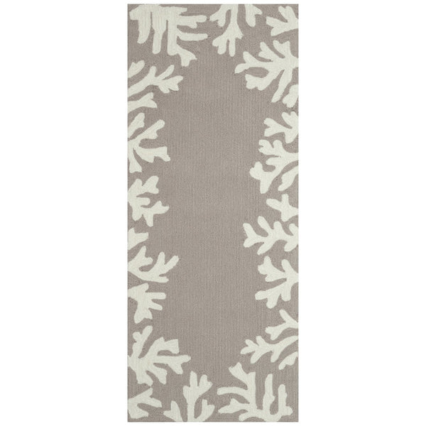 Trans Ocean Liora Manne Capri Coastal Indoor/Outdoor Area Rug - Vibrant Tropical Design For Any Space Silver Polyester,Acrylic Capr5162047
